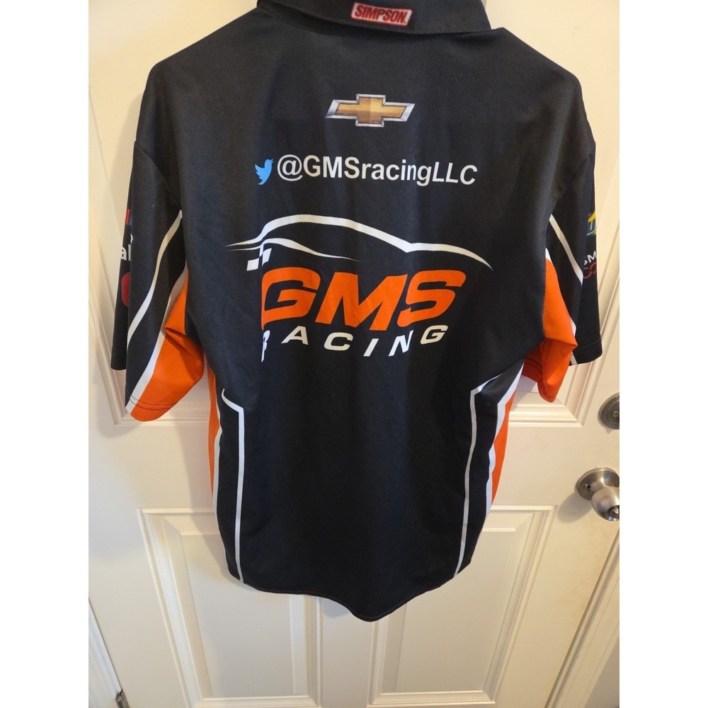 Johnny Sauter GMS Nascar Truck Series Racing Race Pit‎ Crew Jersey Shirt Size M - Picture 5 of 5